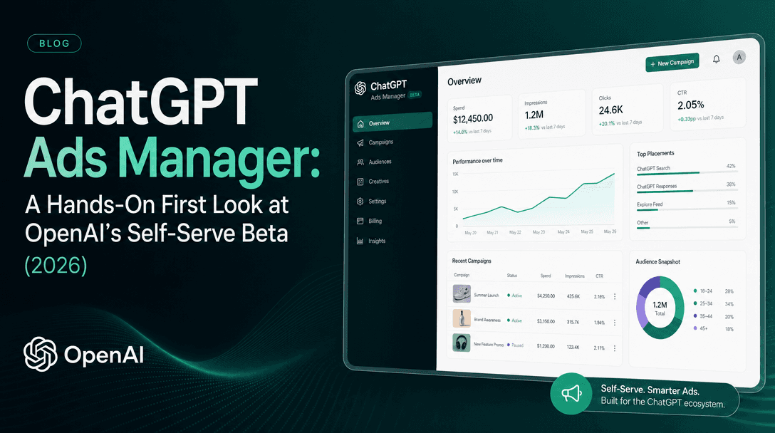 ChatGPT Ads Manager: A Hands-On First Look at OpenAI's Self-Serve Beta (2026)