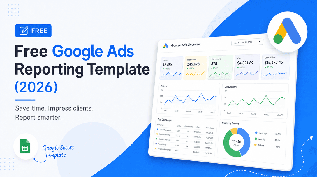 Free Google Ads Reporting Template (2026)