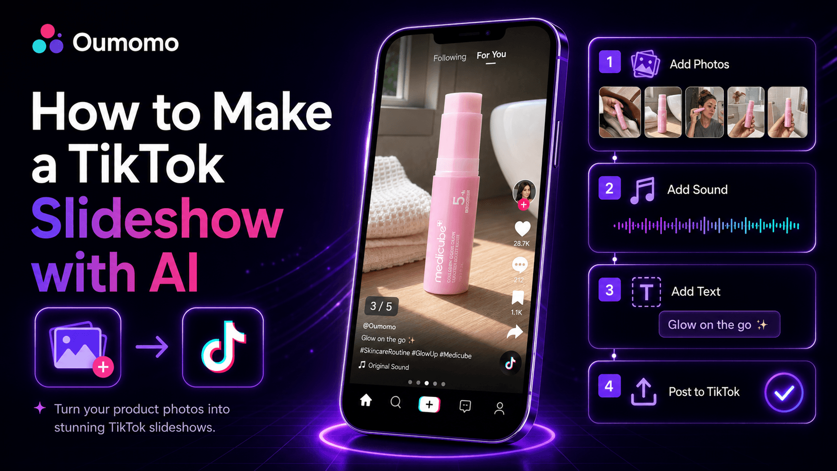 How to Make a TikTok Slideshow with AI