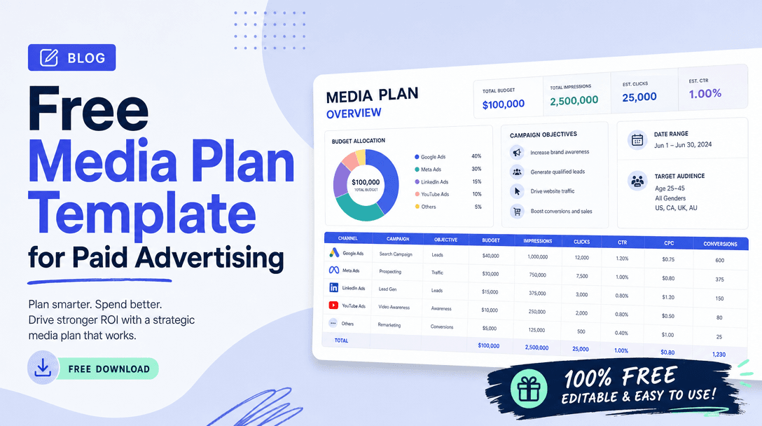 Free Media Plan Template for Paid Advertising